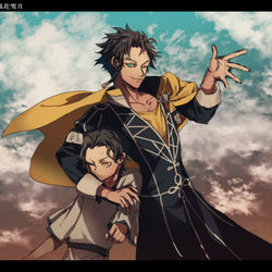This is a pixiv picture whose title is クロードとツィリル.