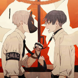 This is a pixiv picture whose title is 相対.