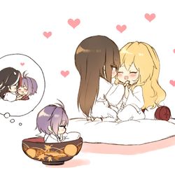 This is a pixiv picture whose title is 妄想.