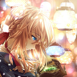 This is a pixiv picture whose title is 緑玉の瞳.