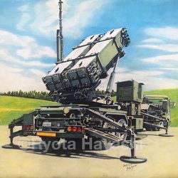 This is a pixiv picture whose title is 精強なる防空の要　第1高射群第4高射隊　PAC-3.