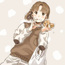 This is a pixiv picture whose title is シュークリーム　難易度★★☆.
