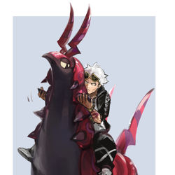 This is a pixiv picture whose title is お題絵グズマ.