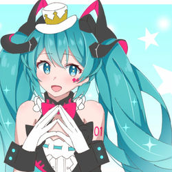 This is a pixiv picture whose title is マジミク19！.