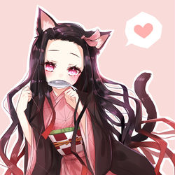 This is a pixiv picture whose title is にゃん ฅ•ω•ฅ.