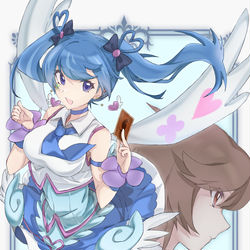This is a pixiv picture whose title is ブルーエンジェル.