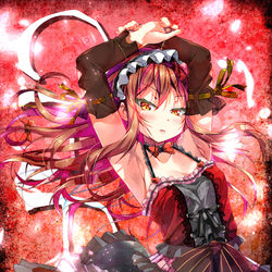 This is a pixiv picture whose title is ゴスロリカフェちゃん.