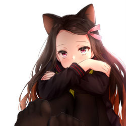This is a pixiv picture whose title is 『にゃ・・・？』.