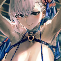 This is a pixiv picture whose title is 水着武蔵ちゃん.