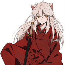 This is a pixiv picture whose title is 犬夜叉.