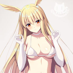 This is a pixiv picture whose title is スルーズ×白ビキニ.