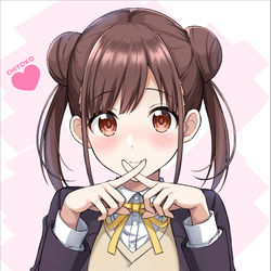 This is a pixiv picture whose title is バツする智代子.