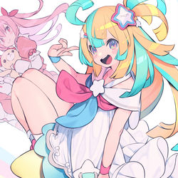 This is a pixiv picture whose title is すたーべあ！のお二人.