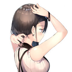 This is a pixiv picture whose title is うなじ.