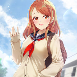 This is a pixiv picture whose title is 【122】病弱な幼馴染.
