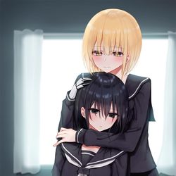 This is a pixiv picture whose title is 欠損百合.