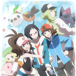 This is a pixiv picture whose title is BW9周年.