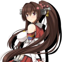 This is a pixiv picture whose title is 大和ぉ！.