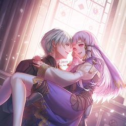 This is a pixiv picture whose title is FE風花雪月 ベレト×リシテア.