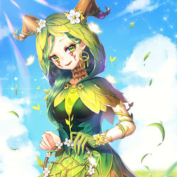 This is a pixiv picture whose title is 祭司-案内人.