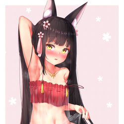 This is a pixiv picture whose title is 長門.
