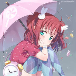 This is a pixiv picture whose title is ルビィちゃん🍭☔.