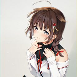 This is a pixiv picture whose title is 佐世保時雨.