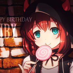 This is a pixiv picture whose title is RUBY.