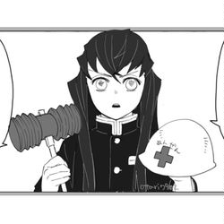 This is a pixiv picture whose title is 叩いてかぶって.