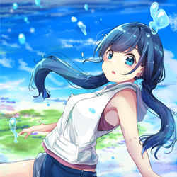 This is a pixiv picture whose title is 天気の子.