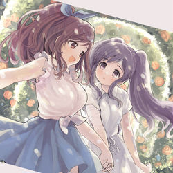 This is a pixiv picture whose title is 【歌姫庭園２０】サンプル【こがきり.