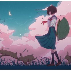 This is a pixiv picture whose title is 無題.