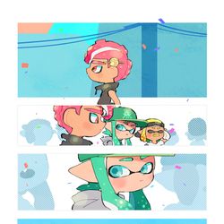 This is a pixiv picture whose title is イカまとめ６.