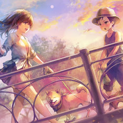 This is a pixiv picture whose title is 遠い夏の思い出.