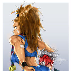 This is a pixiv picture whose title is Captain Mizuki & Gearsper.