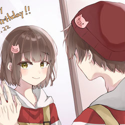 This is a pixiv picture whose title is HappyBirthday🎉.