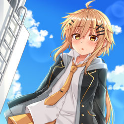 This is a pixiv picture whose title is 「もう授業はじまるよ」.
