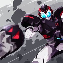 This is a pixiv picture whose title is 突き進め.
