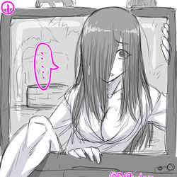 This is a pixiv picture whose title is 貞子VSｽﾍﾟｰｽ･ｲﾝﾍﾞｰﾀﾞｰｽﾞ.