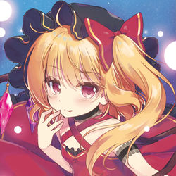 This is a pixiv picture whose title is 「弾幕ごっこで踊りましょ？」.