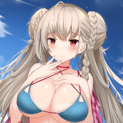 This is a pixiv picture whose title is ロイヤルレディの海.