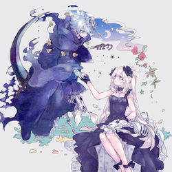This is a pixiv picture whose title is サンマリ.