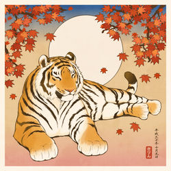 This is a pixiv picture whose title is 浮世絵風虎さん.