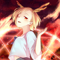 This is a pixiv picture whose title is 「地獄は絶望的に広いですよ」.