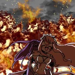 This is a pixiv picture whose title is 逃げメイスカ.