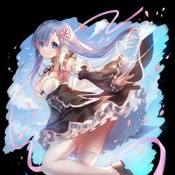 This is a pixiv picture whose title is レム.