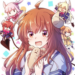 This is a pixiv picture whose title is まちカドまぞく.