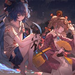 This is a pixiv picture whose title is 最凶最悪の双子.