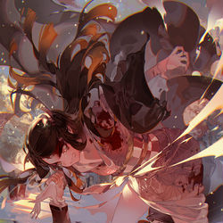 This is a pixiv picture whose title is 兄妹の絆.