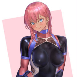 This is a pixiv picture whose title is 対魔剣士.